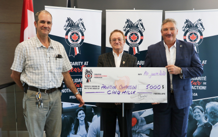 Teamsters Canada Foundation Donates $5,000 to Provision Compassion Food Bank