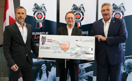 La Fondation Teamsters Canada remet 15 000 $ à l’Accueil Bonneau