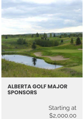 2025 - ALBERTA GOLF MAJOR SPONSORS 
